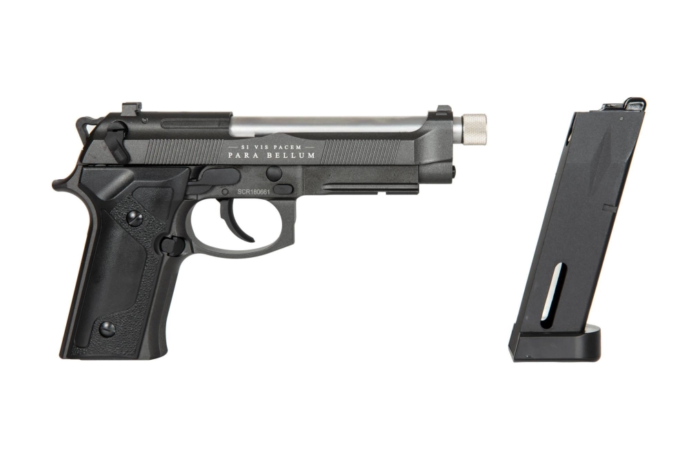 Réplique de pistolet Bellum II CO2 - gris