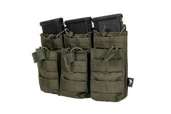 Poche triple pour 6 chargeurs de type M4/M16 – vert olive
