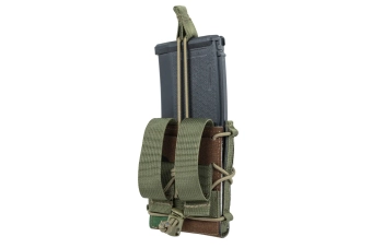 Pojedyncza ładownica typu Open Specna Arms Tactical na magazynki karabinowe Woodland