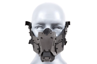 Cyberpunk Commandant masker - Zwart