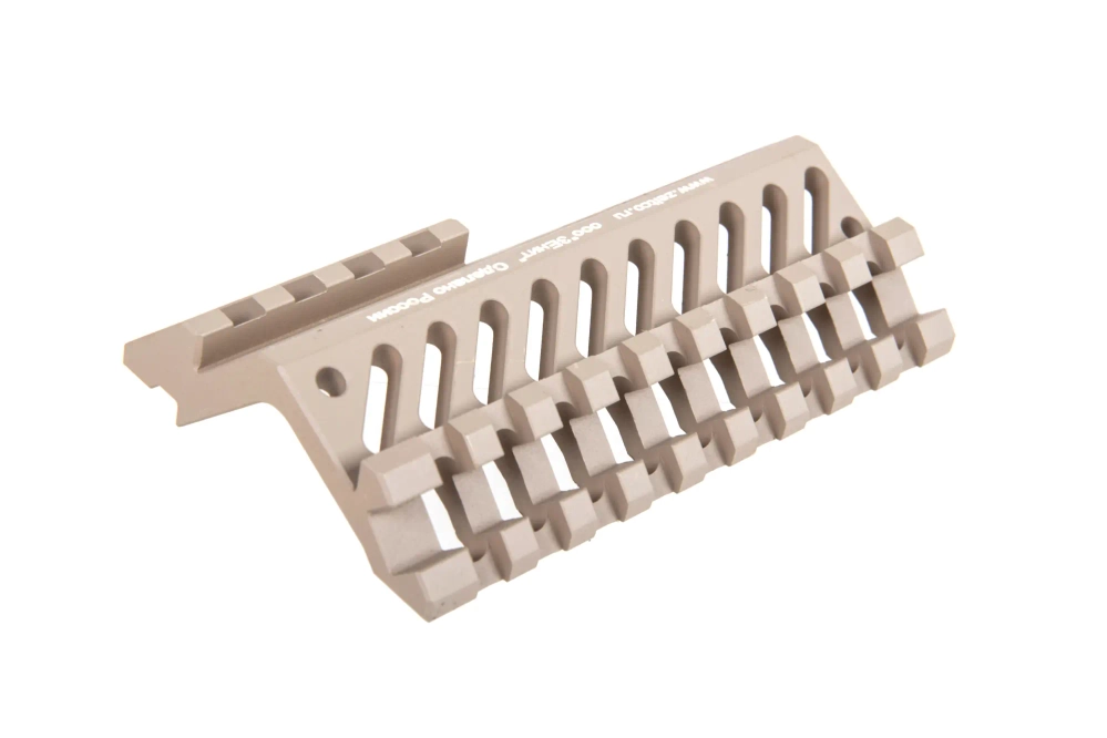 B-12 top rail for AK replicas Tan