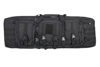 Doble funda arma 90cm - negro