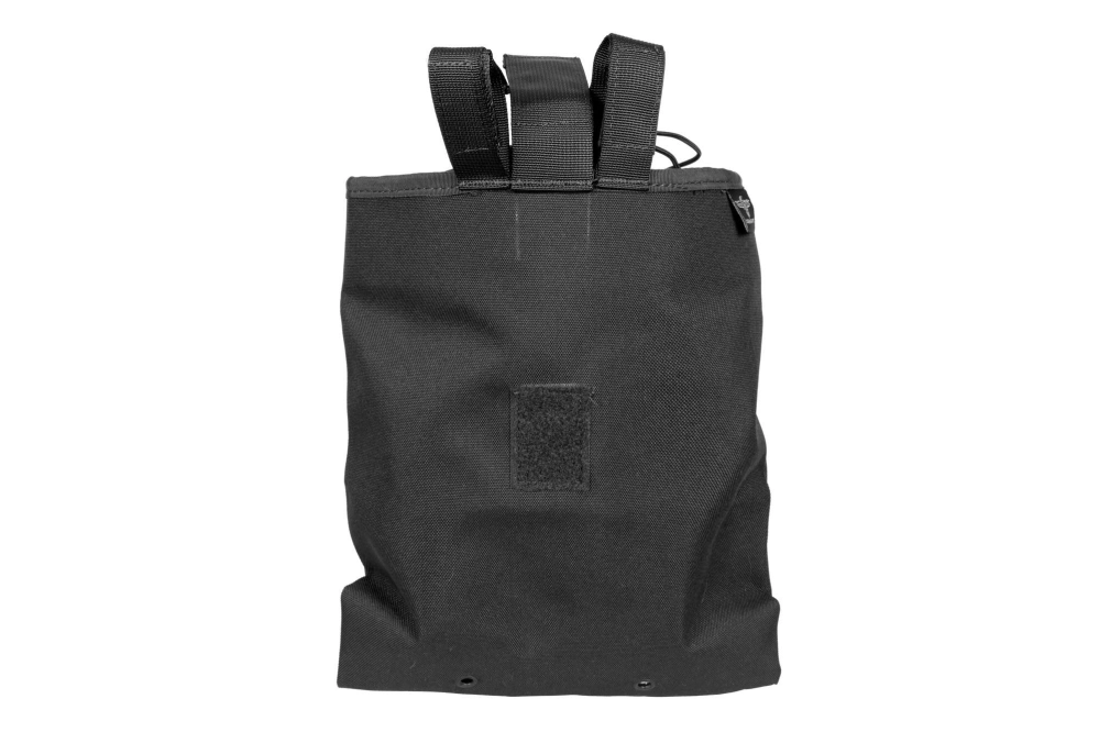 Zwijana torba zrzutowa - czarna 