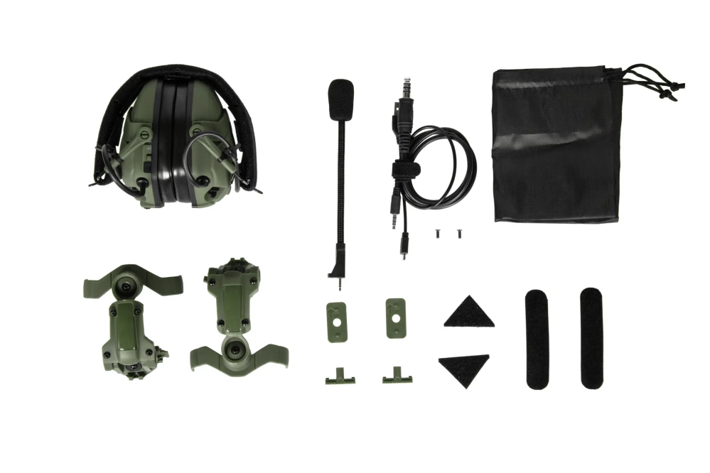 Tactical Bluetooth Active Headset HD-16 - Olive