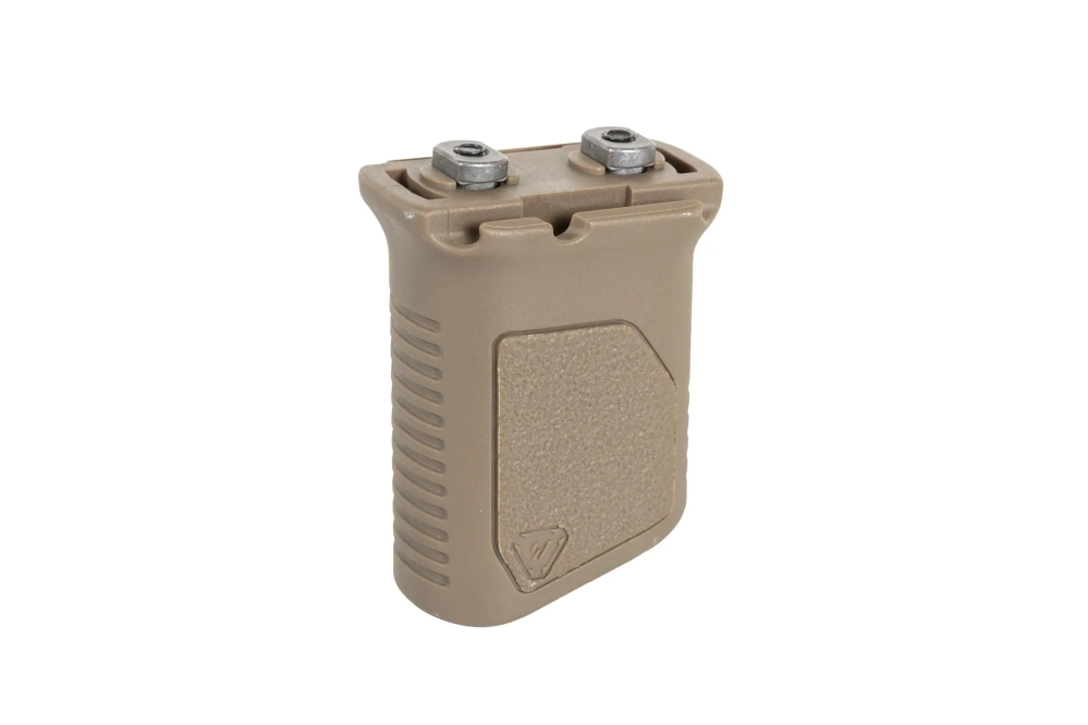 Chwyt przedni Strike Industries M-LOK Angled Vertical Grip Short Flat Dark Earth