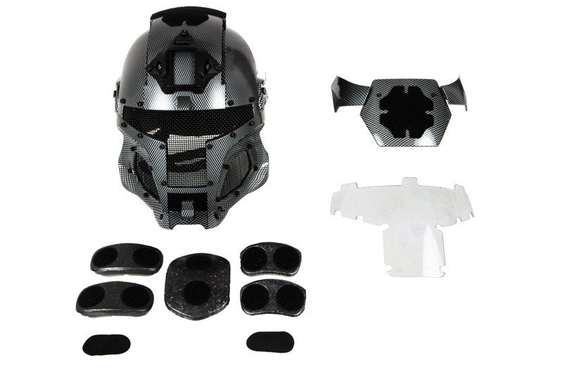 Réplique du casque Warrior - Carbone