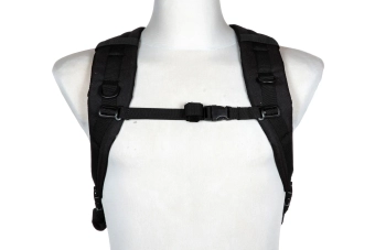 Mochila táctica ligera de corte láser - Negra