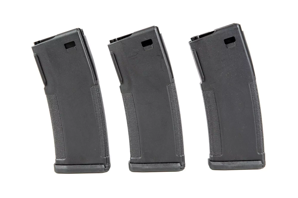 Set of 3 Adjustable Capacity 30/120 BB PTS EPM M4 Magazines