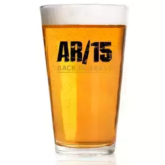 Szklanka do piwa - AR15 BACK IN BRASS