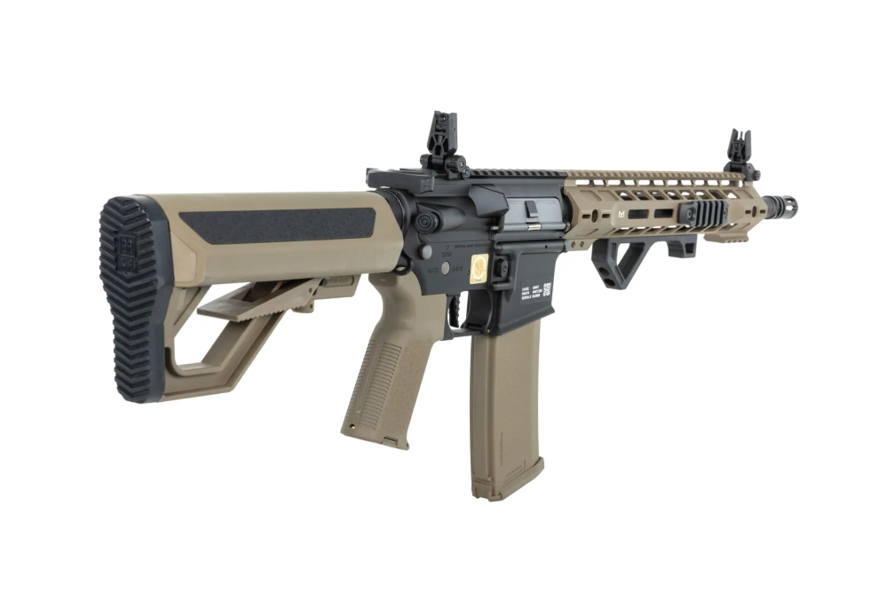 Specna Arms RRA SA-P14 Prime™ HAL™ ETU Heavy Ops Stock airsoft Carbine High Torque Half-Tan Version