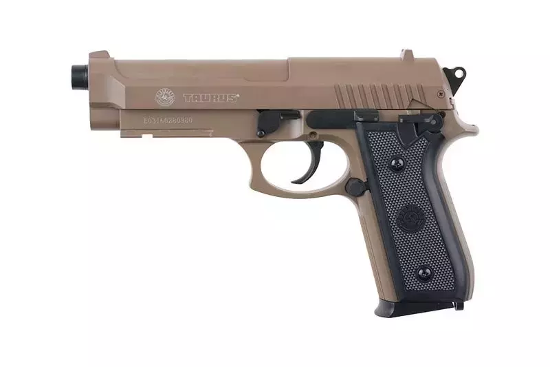 Replika sprężynowa pistoletu TAURUS PT92 - tan