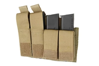 4x pistol mag pouch - khaki