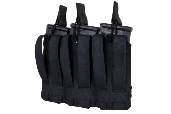 M-Tac Chargeur flexible pour 3 speedloaders Elite Laser Cut Black