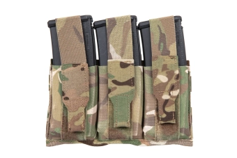 Triple magazine pouch with flap Wosport MC