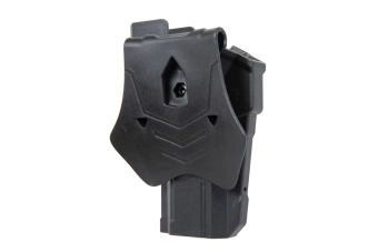 Funda Amomax para réplicas Hi-Capa con óptica (diestros) Negro
