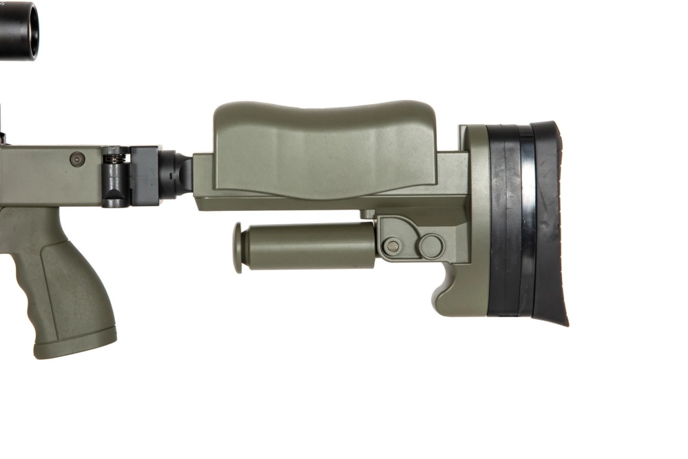 Airsoft pušky odstřelovací puška MB4414D - olivově zelená