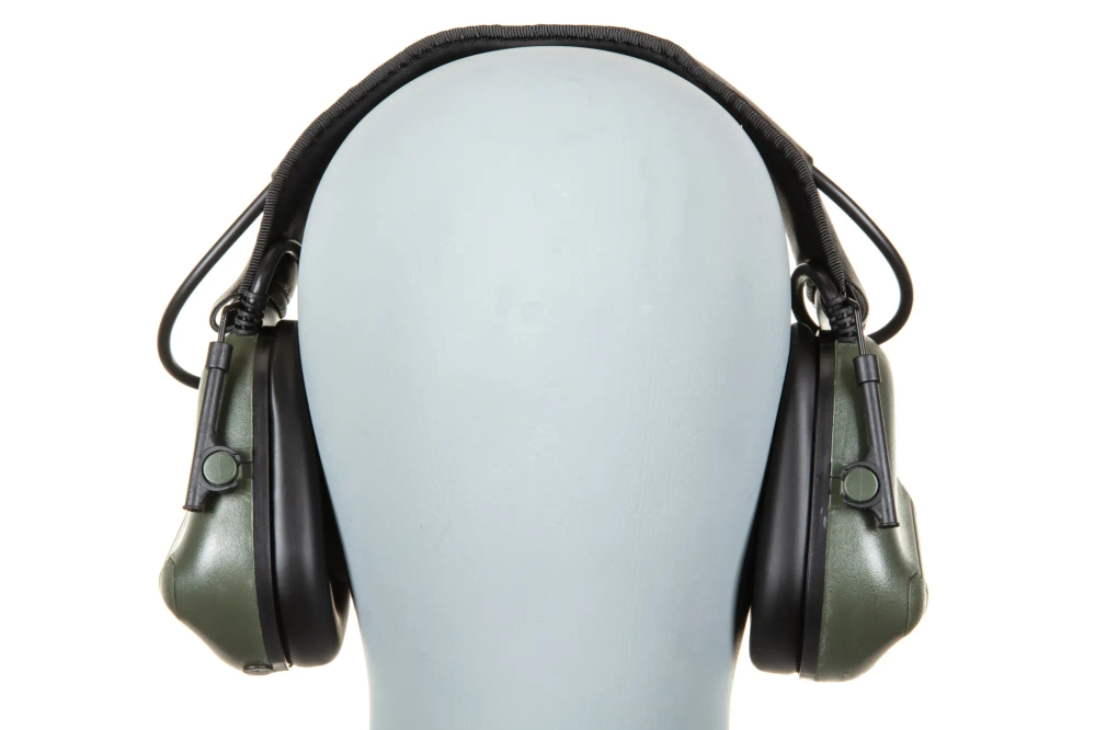 Protecteurs d'oreilles actifs Wosport HD-12 IPSC Gen 5 version Olive