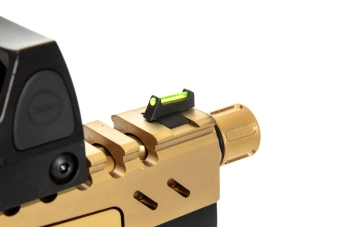 Hi-Capa 5.1 Split Side Pistol Replica - Black / Gold (with BDS Sight)