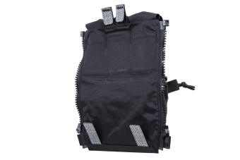 Panel de asalto V5 PC con pistoleras Wosport Negro