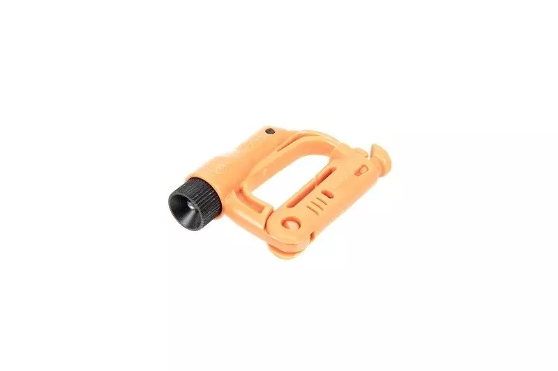 Hebilla tipo Grmlock con linterna (luz verde) - naranja