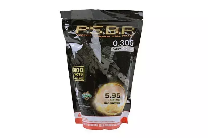 2000pcs 0,3g P.S.B.P BBs - grey