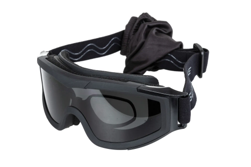Google Tactical Zwitsers Oog F-Tac Zwart