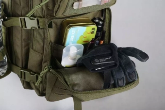 Plecak typu Assault Pack Laser-Cut USB - oliwkowy