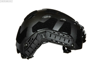 SHC X-Shield BJ Helmet Replica - Black