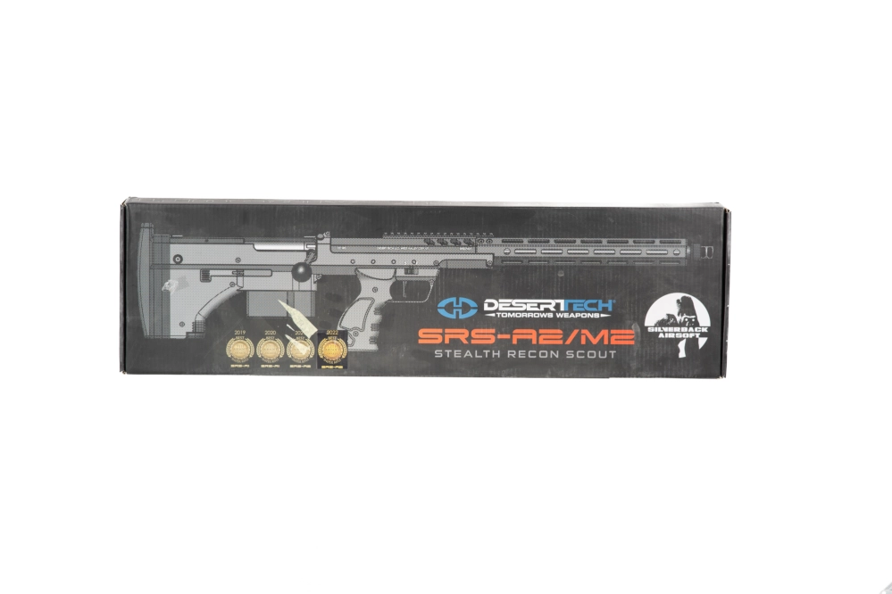 Réplica del rifle de francotirador Desert Tech SRS-A2/M2 22" (zurdos) - FDE (OUTLET)