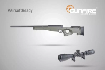 Zestaw #AirsoftReady - replika snajperska + luneta