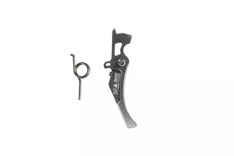Lengüeta de gatillo avanzada de aluminio CNC (Estilo D) - Plata