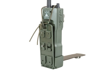 Elektrický rychlonabíječ Specna Arms ve tvaru vysílačky AN/PRC152 Olive