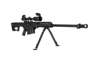 SW-024S sniper rifle replica with bipod&scope - Black