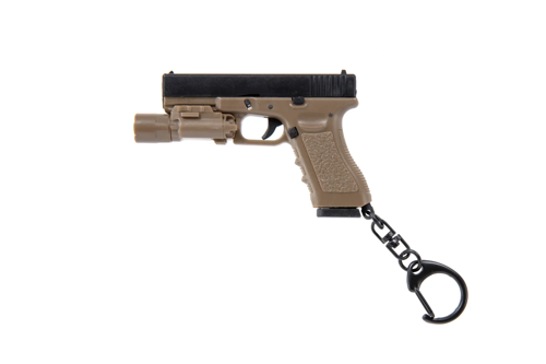 Wosport Llared doto Pistola con Linterna Half-Tan