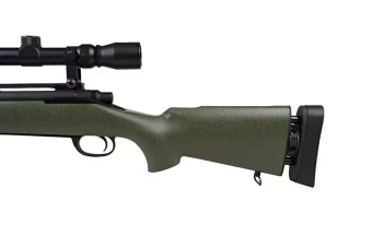 SW-04 Sniper Rifle Replica with Scope and Bipod - Olive Drab