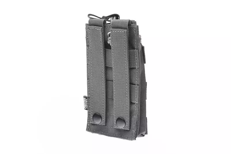 Pochette ouverte en I pour chargeurs AK/M4/G36 - gris primitif
