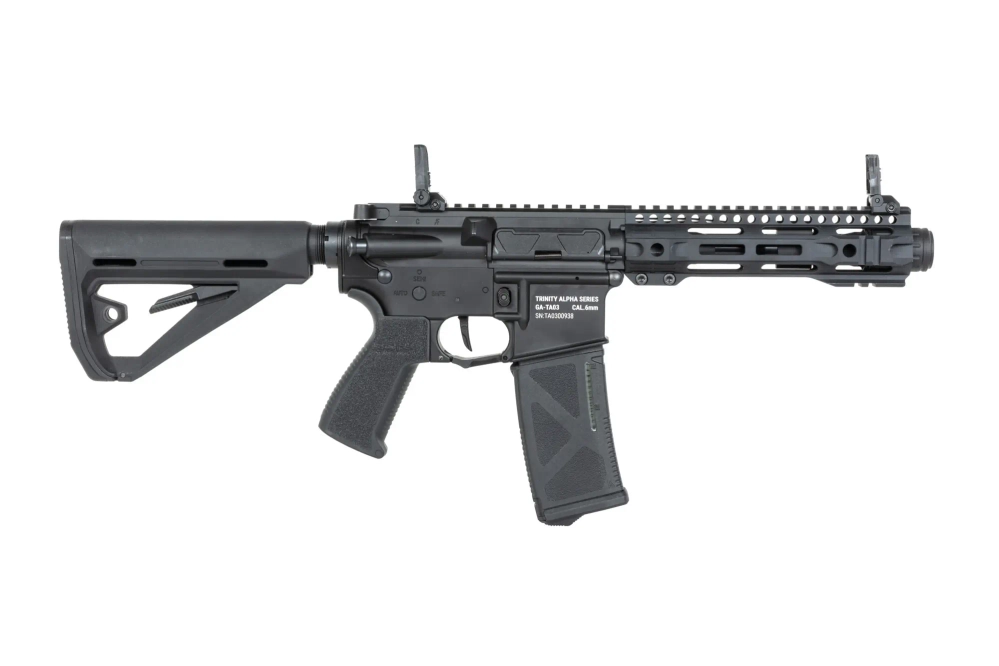 GATE x ARCTURUS Carabina de entrenamiento Trinity Armament Alpha SBR 7.9'' TITAN II Bluetooth® ETU airsoft