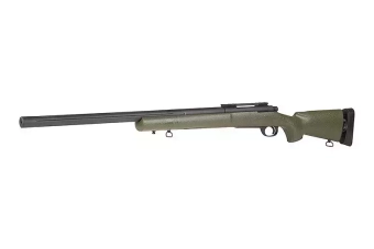 Fusil de airsoft rifle de francotirador del ejército SW-04J (mejorado) - verde oliva