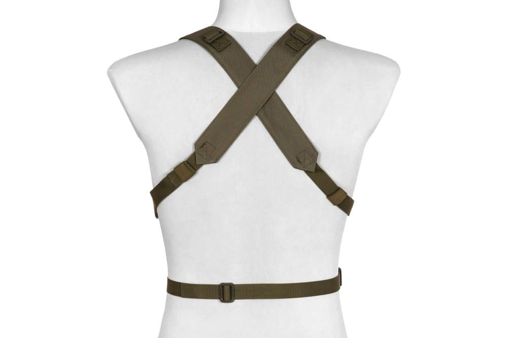 Gilet tactique Chest rig Découpe au laser - vert olive
