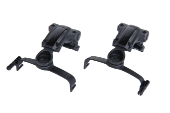 Adaptateur de casque Woport Comtac pour rails ARC (Type AMP) Noir