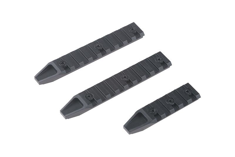 Juego de 3 rieles Keymod - negro