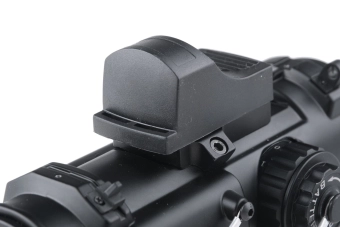 4x32E spotting scope met minicollimator - zwart