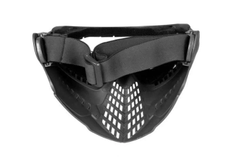 Navigator mask with goggles - black