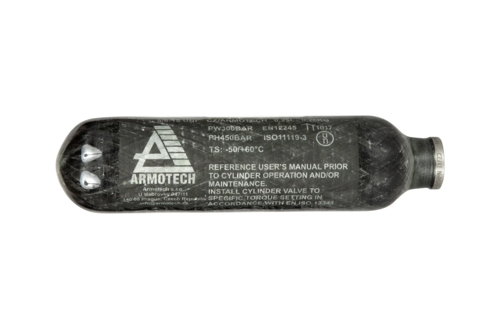 Cilindro compuesto HP Core 4500 PSI 0,25l