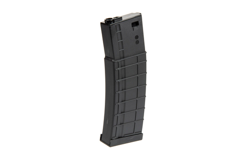 Long chargeur mid-cap 150 billes pour répliques M4/M16 - noir
