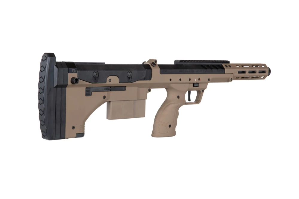 Replika odstřelovací pušky Desert Tech SRS-A2/M2 Sport 16" (pro leváky) FDE