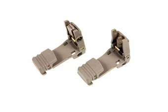 MFT Set of Flip-Up Iron Sights - dark earth
