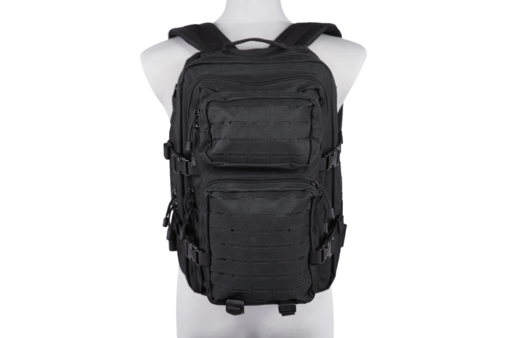 Laser-Cut medium patrol backpack - black