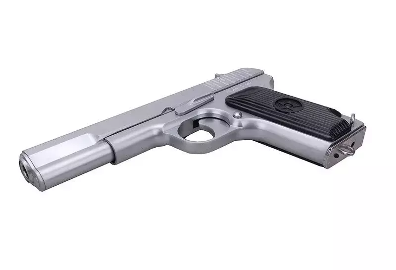 Réplique de pistolet à gaz SR-33 - argent 