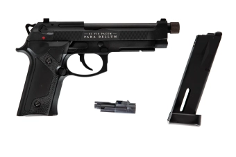 Pistola de airsoft Bellum X CO2 – negra